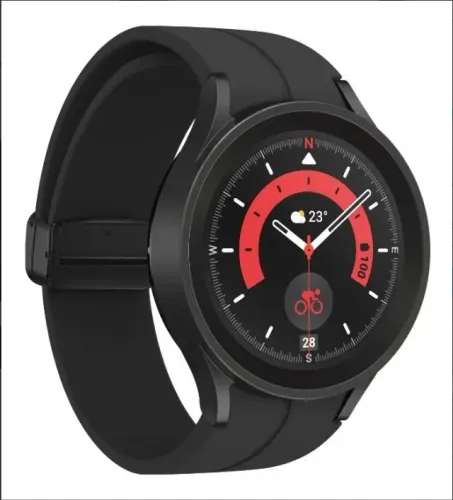Samsung Smartwatch Galaxy Watch 5 BT Pro SM-R920 45mm Bluetooth WiFi GPS Preto Samsung Sma