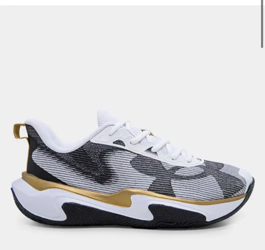 Tênis Under Armour Layup Masculino - Branco+Preto