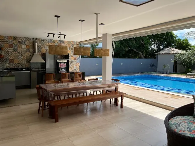 Casa com 5 suítes - venda por R$ 3.600.000 ou aluguel por R$ 10.000/mês - Condomínio Inter