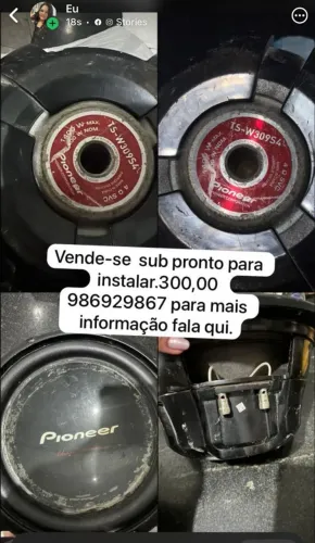 Súber Pioneer de 12 polegadas 