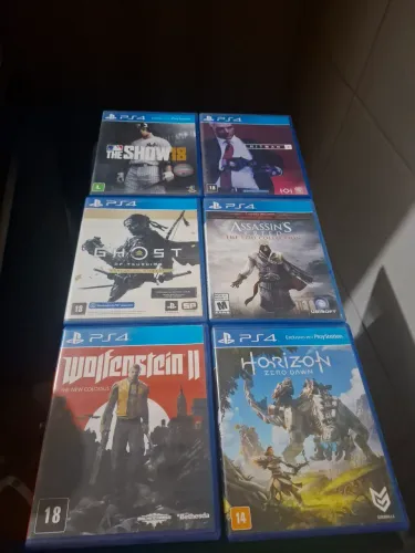 ? 6 JOGOS PS4 ORIGINAIS | GHOST | ASSASSIN'S CREED | HITMAN | PARCELO NO CARTÃO