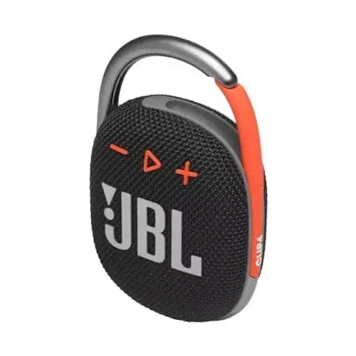 JBL, Caixa de Som Bluetooth, Clip 4 - Preto e Laranja