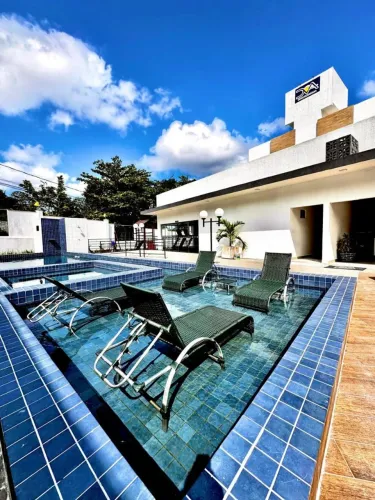 Apartamento com área de lazer em jaguaribe 2 quartos