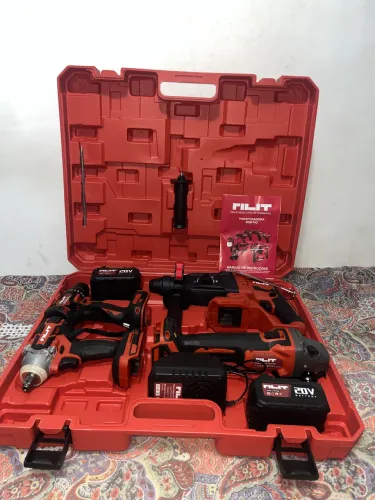 Kit 4 Em 1 Ferramentas Bateria 20v Furadeira Esmerilhadeira