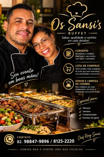 Serviço e buffet  