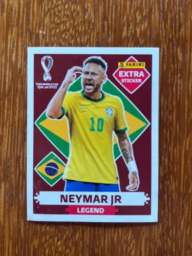 Figurinha Neymar Legend copa de 2022
