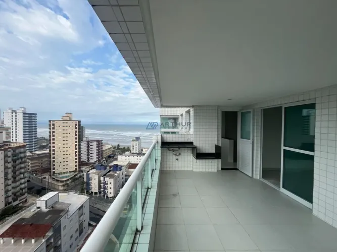 Apartamento à Venda em Praia Grande no Caiçara, 2 suítes, 1 vaga e 80m²