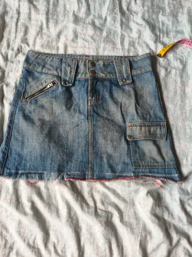 Saia jeans antiga P 