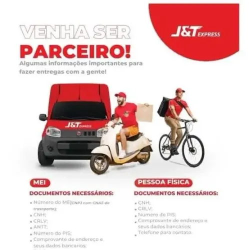 SEJA UM ENTREGADOR PARCEIRO J&T