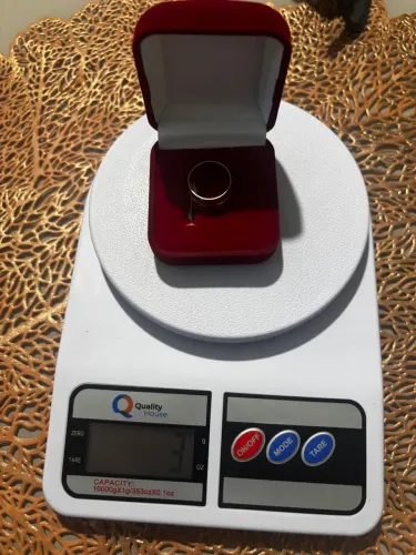 Aliança 3g ouro 18K