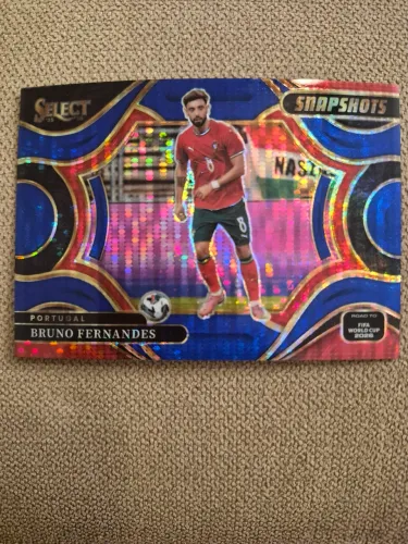 Card Oficial Panini Select - Bruno Fernandes (Portugal)