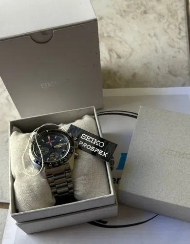 RELOGIO SEIKO SPEEDTIMER SOLAR BLUE