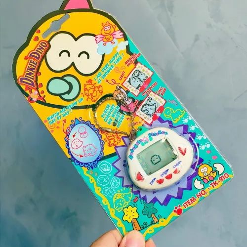 Tamagotchi Rakuraku Branco Original