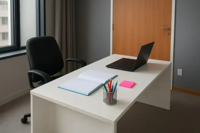 Mesa grande para escritório em mdf 