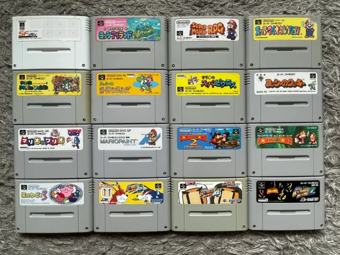 SUPER FAMICOM / SUPER NINTENDO - JOGOS ORIGINAIS