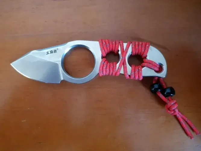 Ferramenta Mini Faca Acampamento EDC Bushcraft Sanrenmu SRM 4091 Full Tang