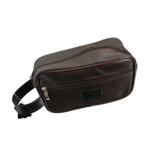 Necessaire Masculina Falcão Em Couro 2 Compart.