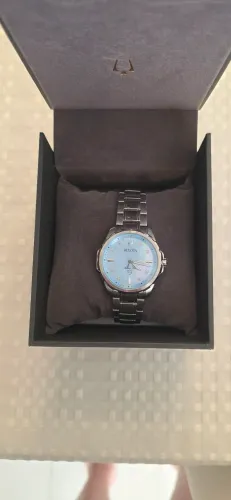 Relógio de luxo Bulova Marine Star com pulseira de aço!!!
