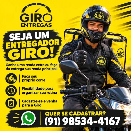 Vaga para motoboy entregador