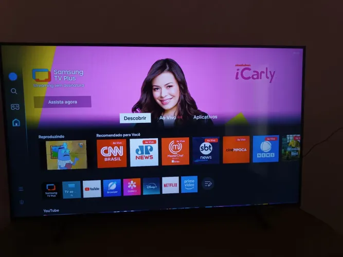 TV 50 polegadas Samsung smart