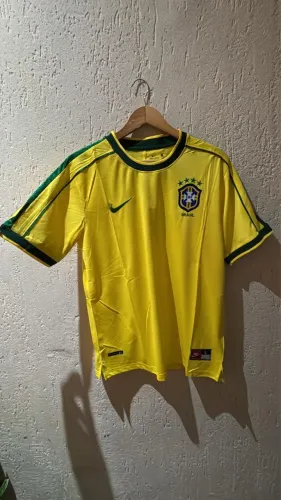 Camisa Brasil 1998 - Amarela 