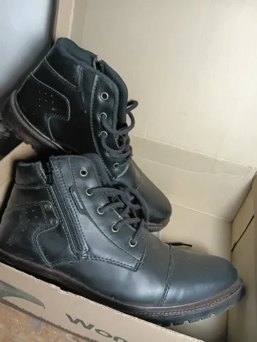 WONDER CONFORT > BOTA SAPATO ORIGINAL TAM 41 > PRETO MAT SINTÉTICO