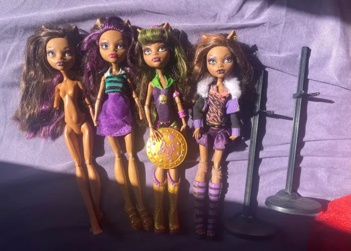 Lote Clawdeen Wolf Monster High