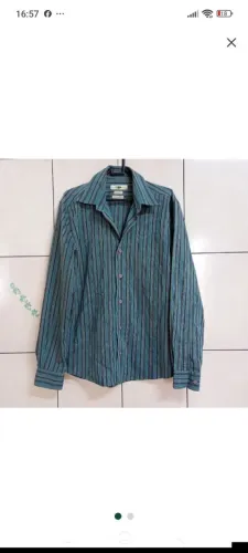 Camisa masculina listrada Visconti base collezzione tamanho P Tamanho P 