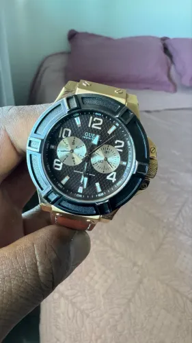 RELÓGIO GUESS STEEL ORIGINAL ? W0040G3 ? 100M