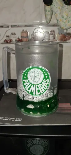 Caneca Acrílica de 400 ml do Palmeiras