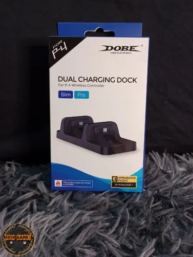 Carregador Duplo PS4, Carrega 2 Controles Playstation 4 Super Rápido. Estação de Carregame