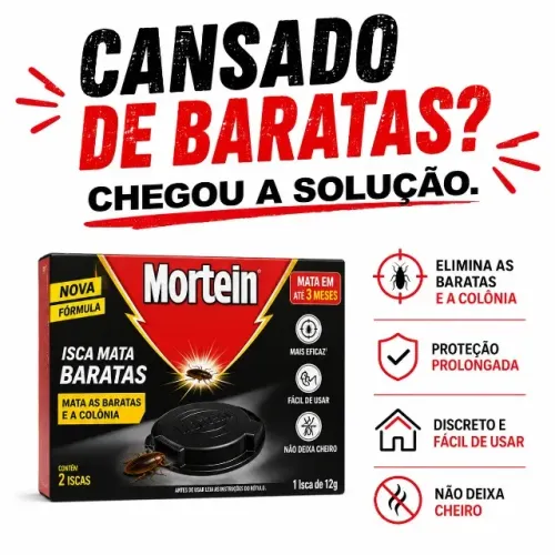 Isca de barata mortein
