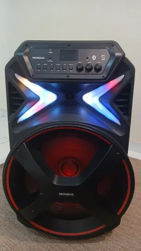 Caixa Amplificada Mondial CM-700 Bluetooth - Muito Conservada