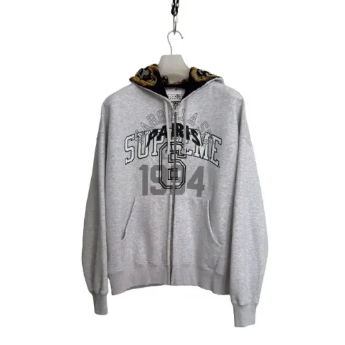 Moletom Maison Margiela x SUPREME Zip up - Cinza