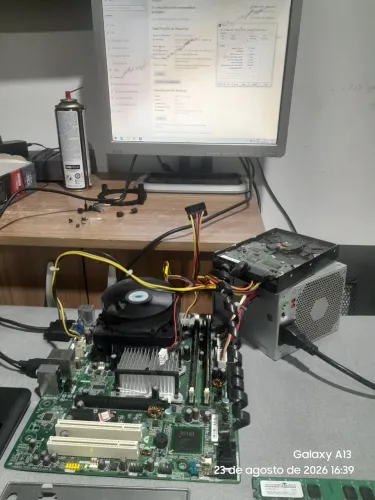 Placa mae intel 775 kit core2quad