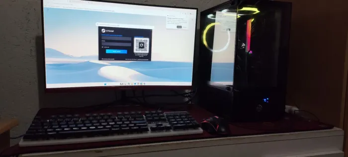 Pc gamer Ryzen 5 5600gt Pc top impecável recém montado
