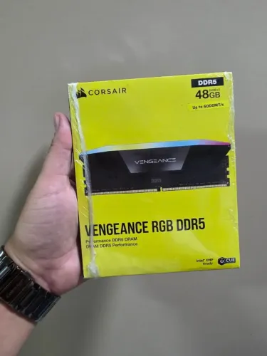 MEMORIA RAM CORSAIR VENGEANCE 48GB (2x24) DDR5 6000MHZ XMP CL30 HYNIX RGB