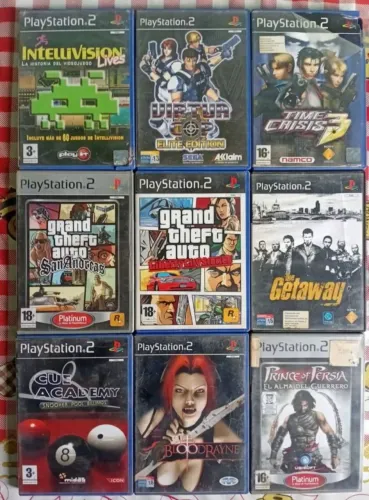 Vendo jogos da PlayStation 1 2 3