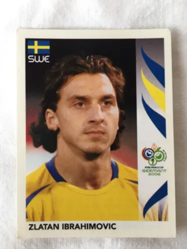 Figurinha Slatan Ibrahimovic Copa 2006 Nunca Colada