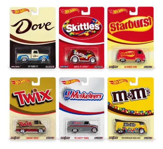 Hot Wheels Mars Candy 2015 Coleção Completa 6 Peças