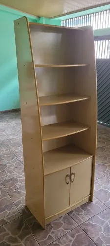 Armário e estante multiuso.