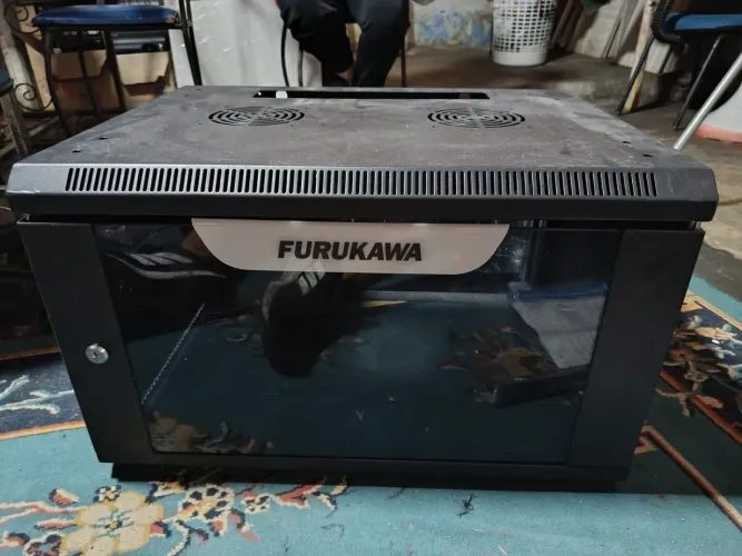 Rack Furukawa 6u + Patch Painel Furukawa CAT6 
