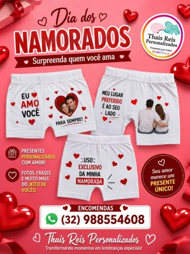 Cuecas personalizada