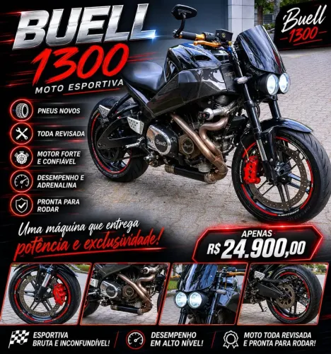 Vendo buell ligthing xb12s