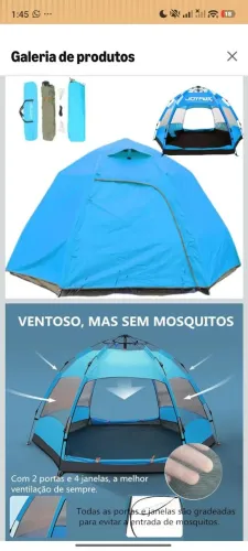 Barraca de Camping Automática