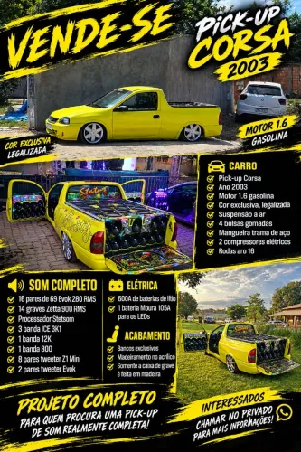 Chevrolet Corsa Pick-up Std/ Rodeio 1.6 MPFI 2003
