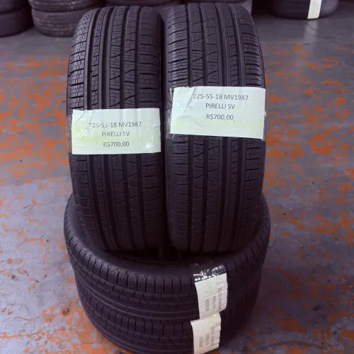 4 PNEUS 225 55 18 PIRELLI SCORPION VERDE SEMI NOVOS ix35/tiggo/sportage/renegade