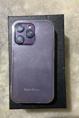Mini IPhone XS16 - Roxo | 128GB, 2GB RAM + capinha, película e caixa