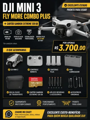 Dji mini 3 fly more combo plus