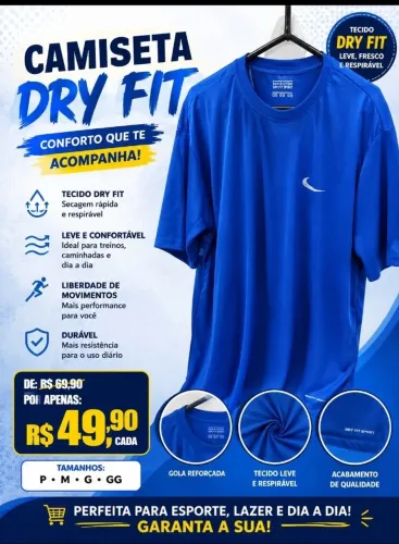 Camisa pra academia
